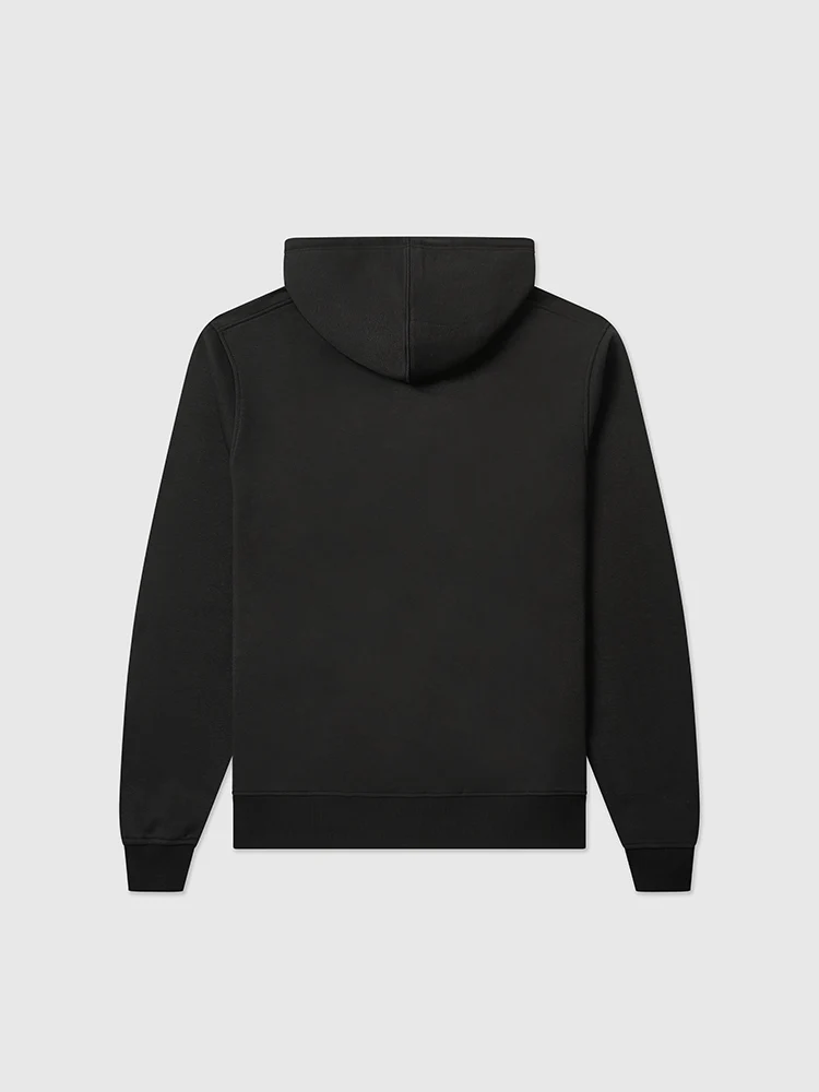 Camo Detail Hoodie, Black - Image 3
